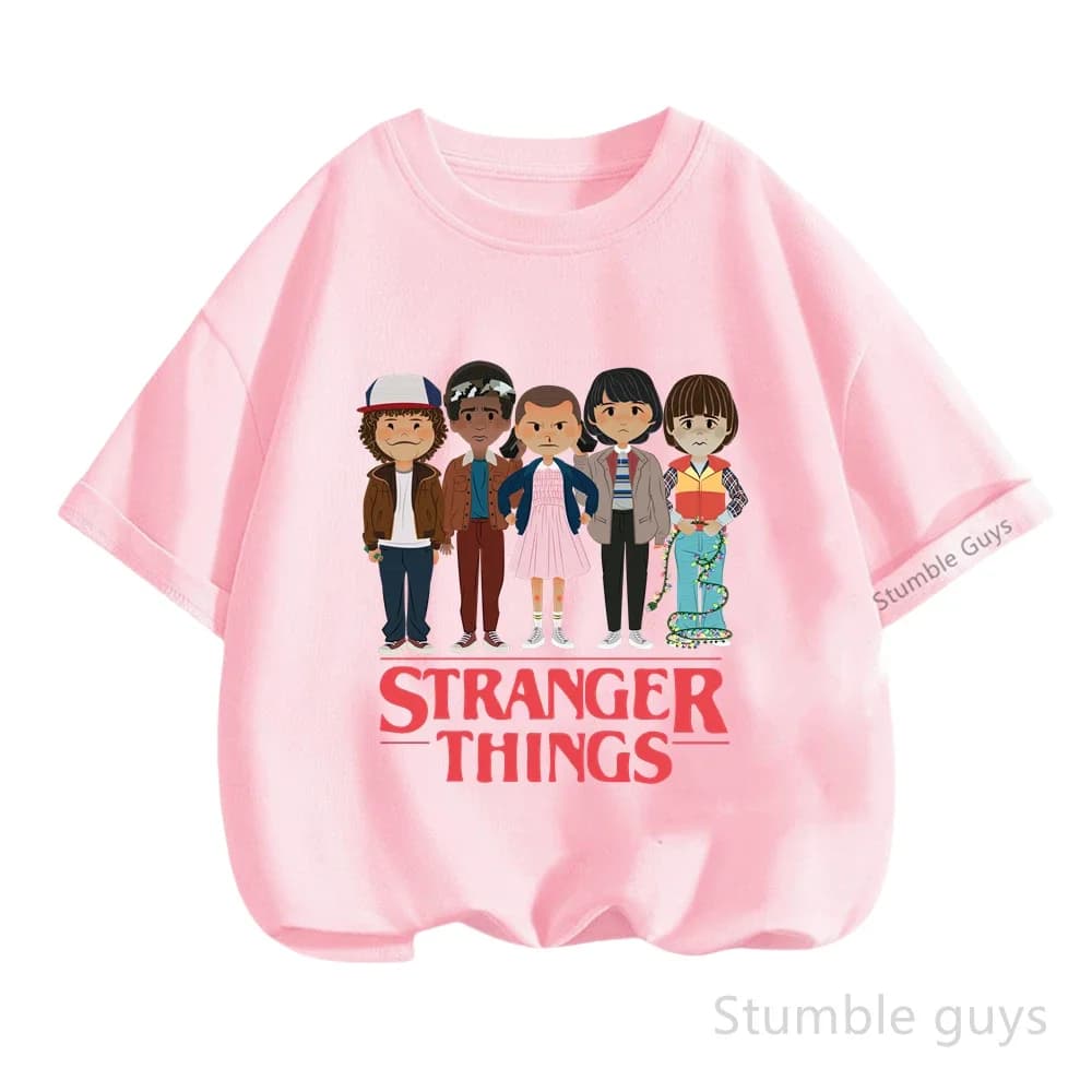 T-shirt en coton doux pour enfants, vêtements d'été pour garçons et filles, t-shirt à manches courte