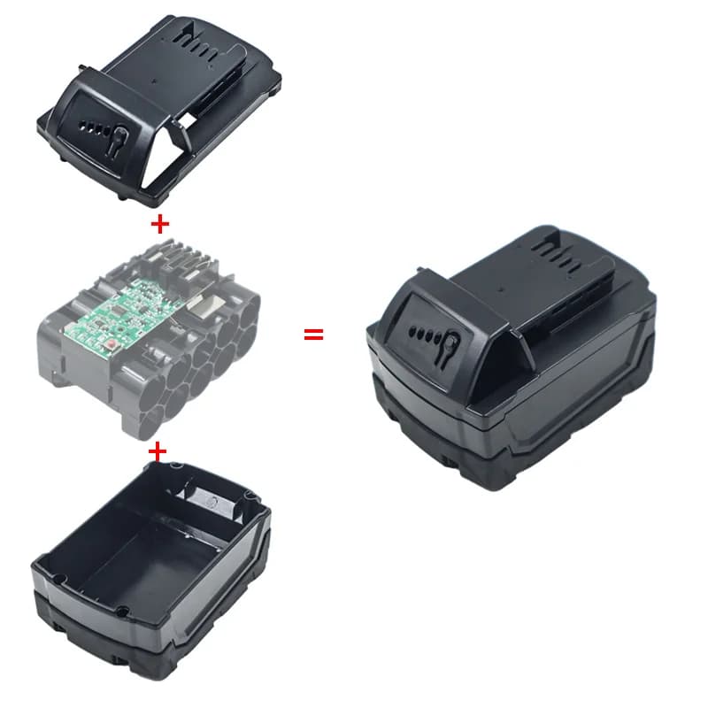 Pièces d'assemblage de boîtier de batterie M18-10 pour Milwaukee 18V 48-11-1815 batterie au lithium 