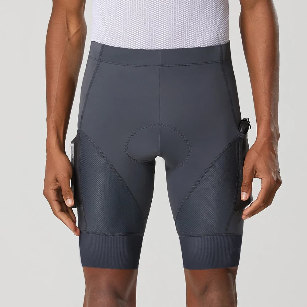 YKYWBIKE Short de cyclisme pour homme Coussin rembourré Antichoc VTT Route Vélo Collants courts Pant