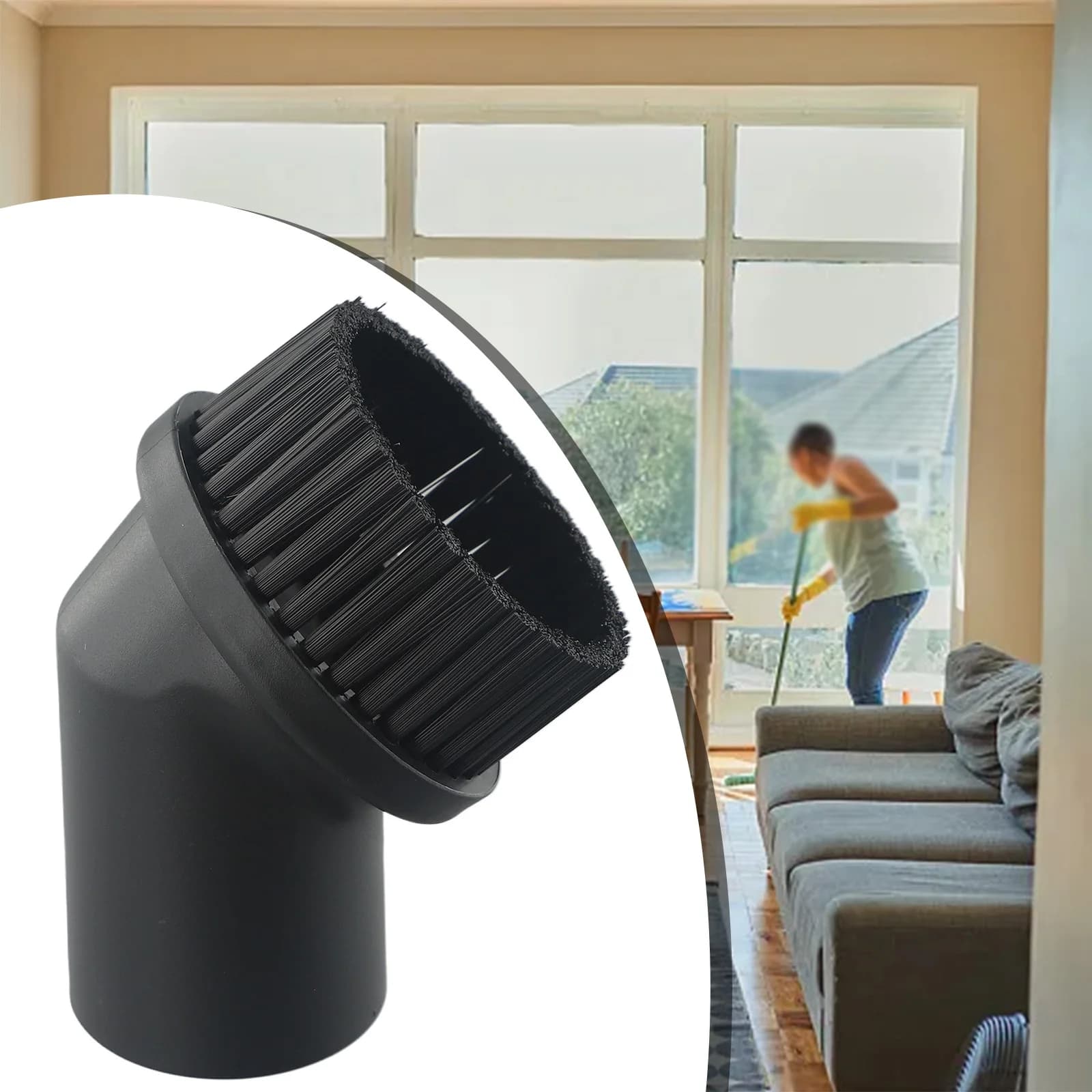 Pièces d'aspirateur à brosse, tête de brosse ronde en PP, diamètre intérieur 44mm, outils d'aspirate