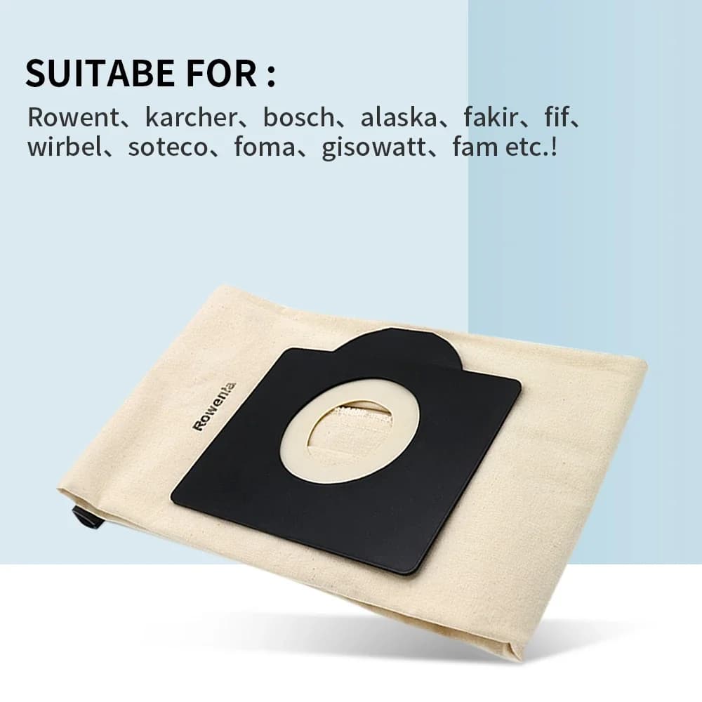 Sacs à poussière lavables pour Karcher WD3, sacs en tissu WD3300 MV3 SE4001 SE4002 6.959 – 130 A2200