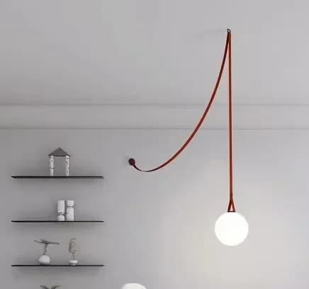 Wine-Sabi-Plafonnier au Design Nordique Minimaliste Moderne, Luminaire Décoratif de Plafond, Idéal p
