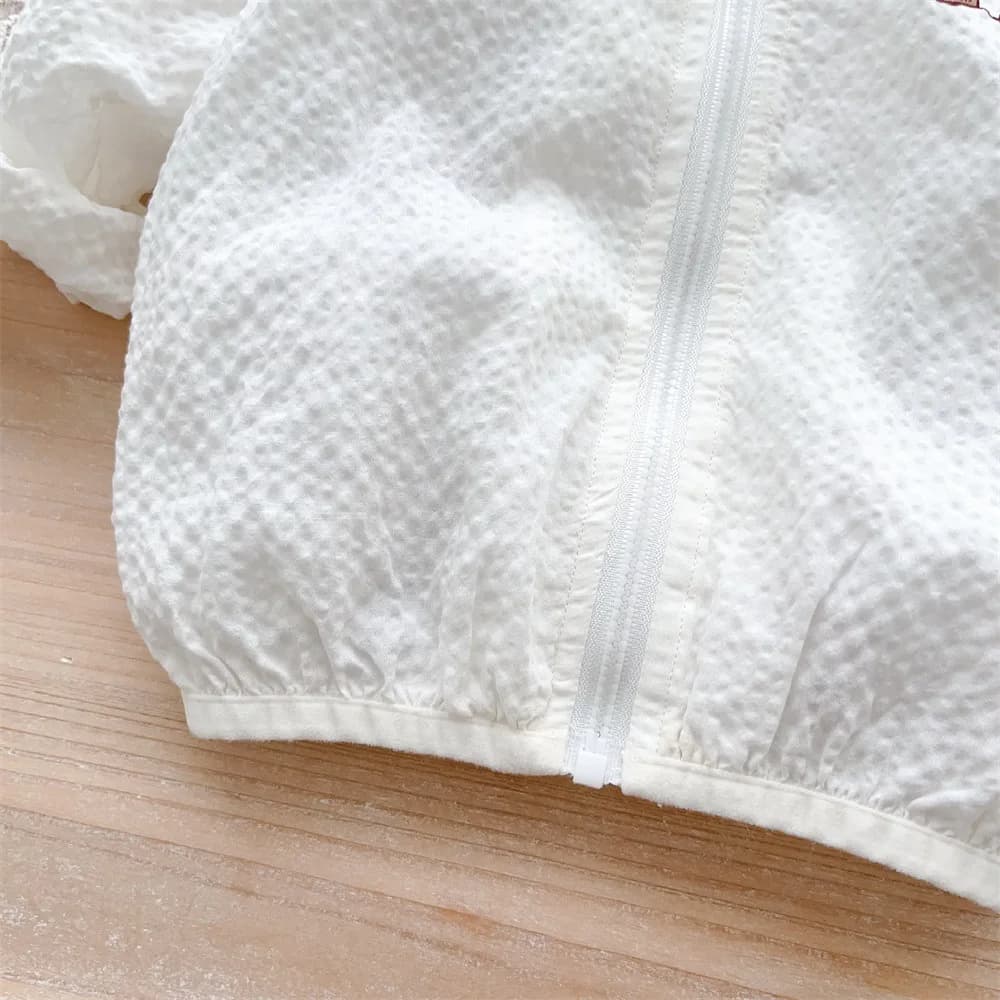 Manteau de Protection Solaire pour Bébé Fille et Garçon, Mignon, Respirant, Climatisé, Vêtements d'A