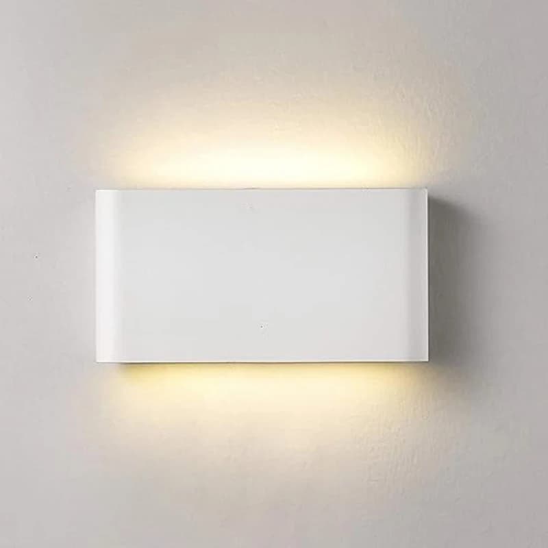 Mur LED éclairage 12W en aluminium extérieur IP65 étanche moderne intérieur applique pour chambre sa