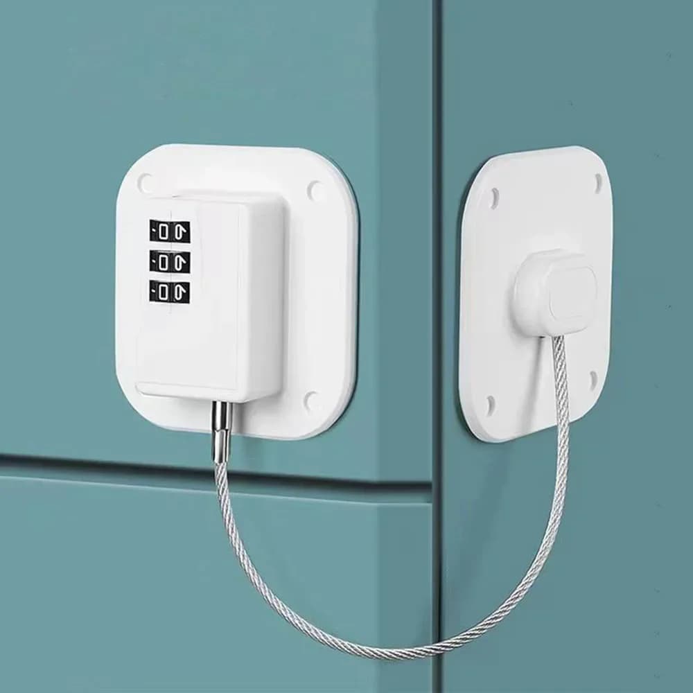 Serrure de sécurité pour enfants, 1 pièce, serrure de porte d'armoire de réfrigérateur, Protection d