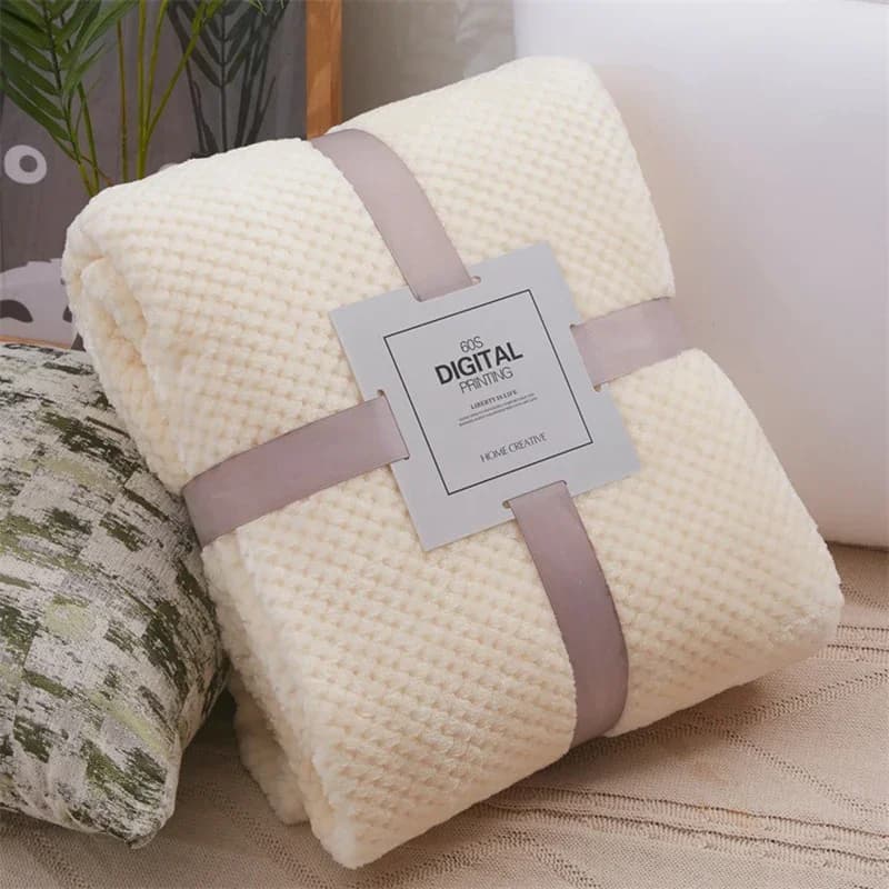 Couverture épaisse en molleton doux pour bébé, couette pour nouveau-né, lange d'emmaillotage, access