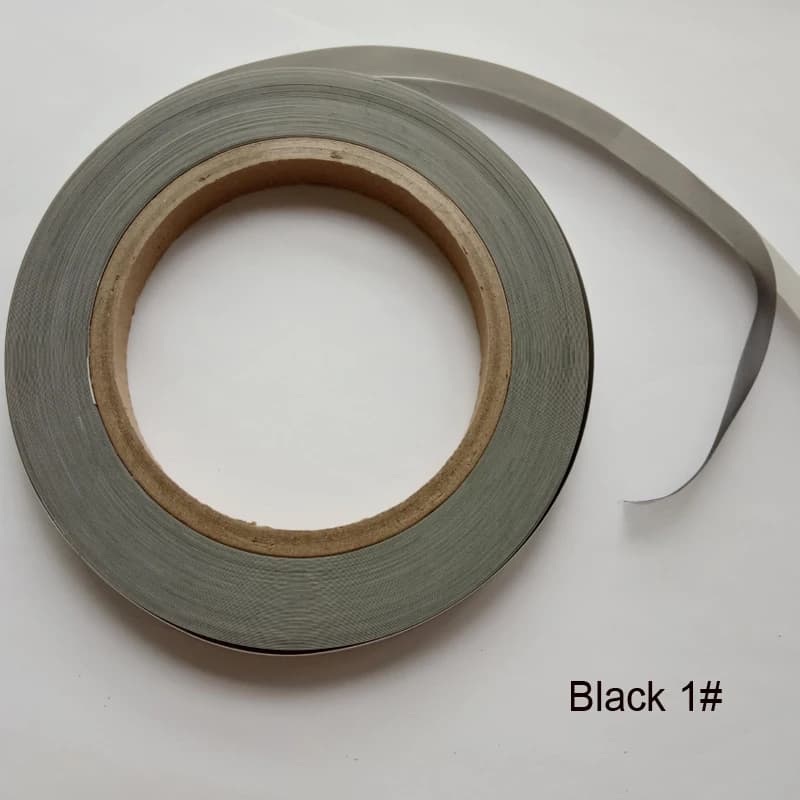Bande de colle PU peau/noir/marron 1.0cm, pour Extension de cheveux, fabrication de tissus PU plus f