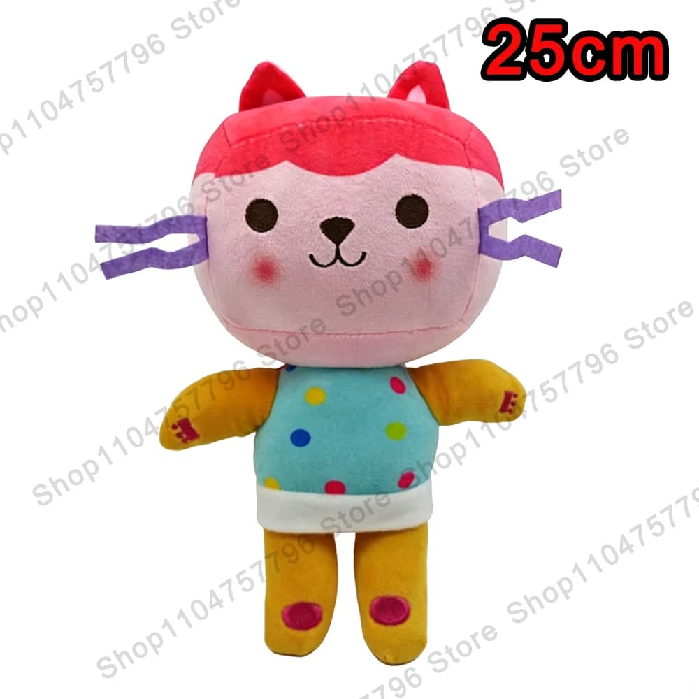 Nouvelle peluche Gabby Dollhouse, Mercat, animaux en peluche de dessin animé, poupée chat sirène, ca
