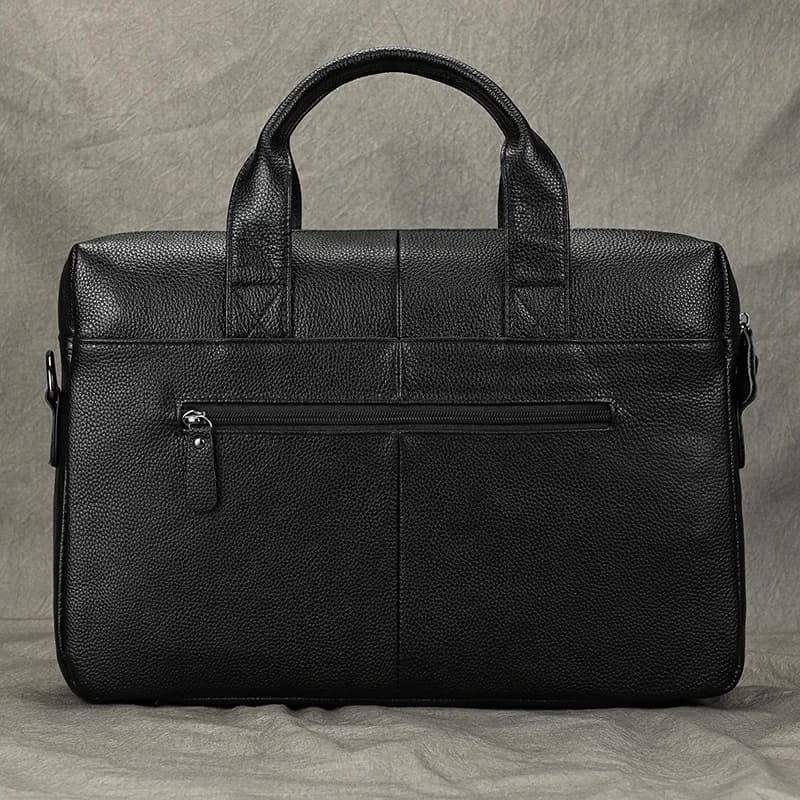 Luufan-Sac à main en cuir véritable pour homme, sac à bandoulière, sac à main pour ordinateur portab