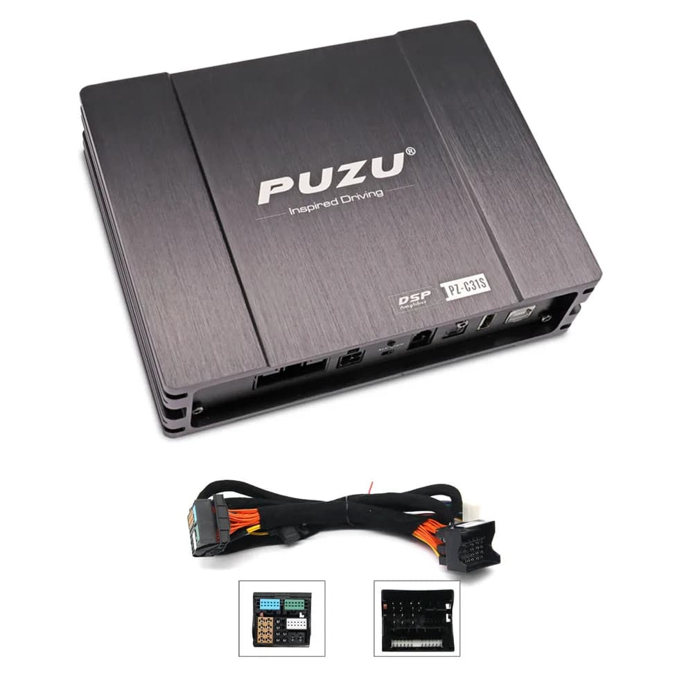 PUZU PZ-C31S câble de faisceau de câblage Iso amplificateur Dsp de voiture 6x150w Support outil Pc 3