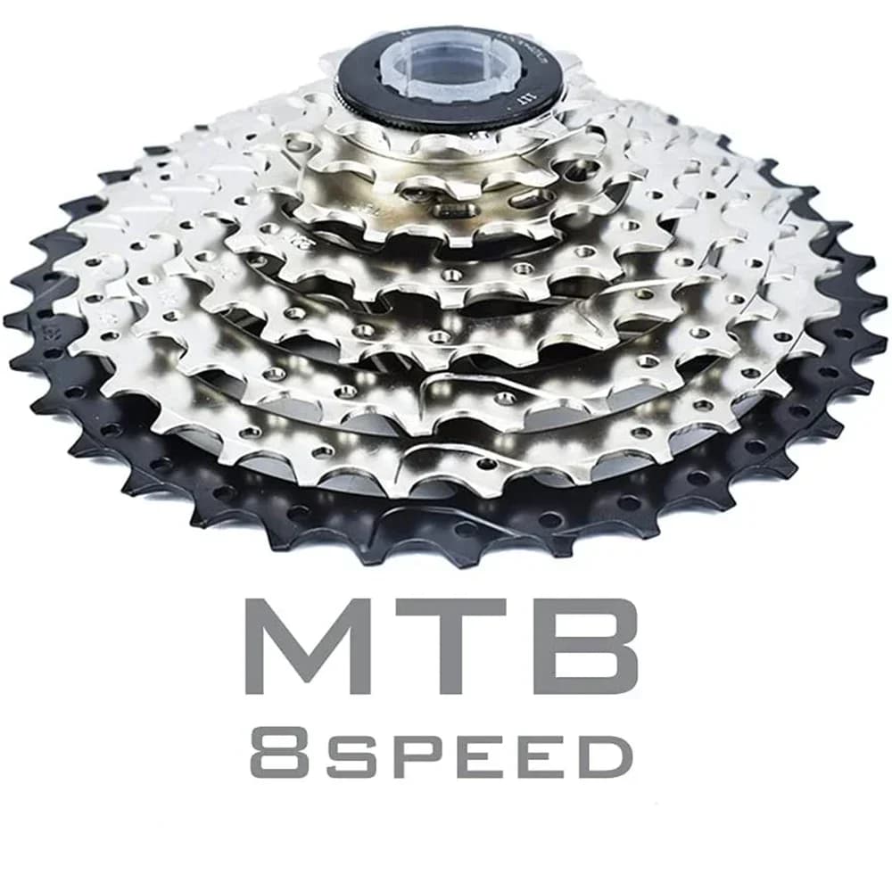 Stalshine-Cassette VTT 8 vitesses 8V K7 11 46, roue libre en acier, volant d'inertie, pignons de vél