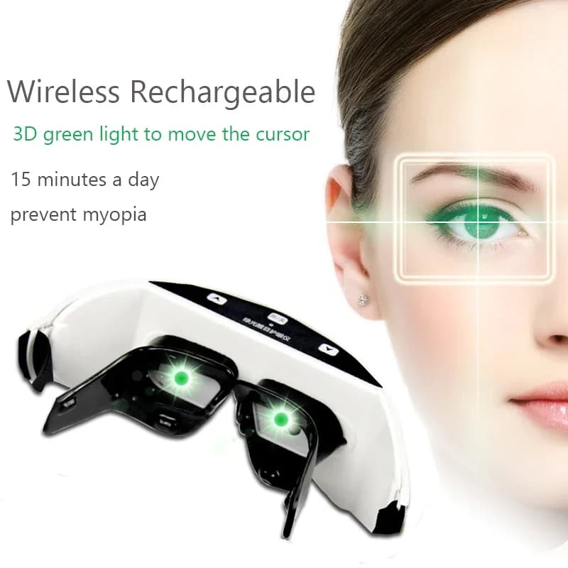 Masseur oculaire optique 3D, lunettes de myopie, acupression EMS, soins oculaires, Massage de la têt