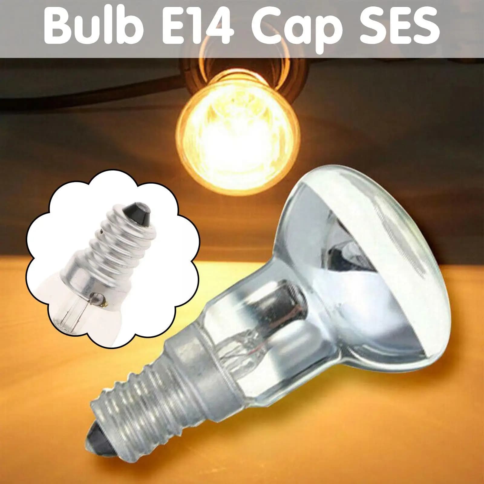 Lampe à lave de remplacement E14, 30w R39, réflecteur, décor à Filament, lampe à incandescence pour 