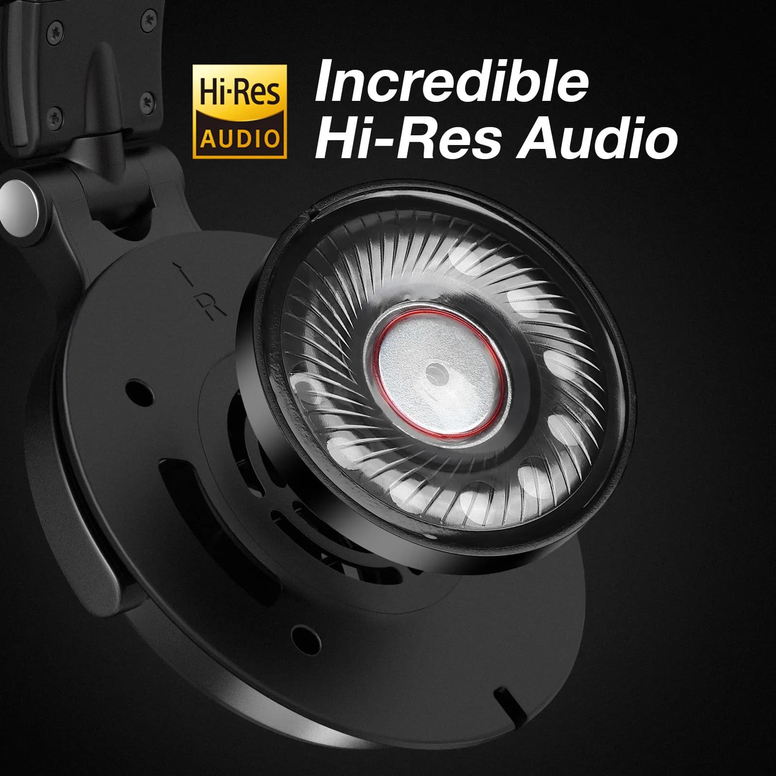 Casque filaire Oneodio Pro-50 avec haut-parleurs Hi-Res de 50 mm pour le monitoring en studio, casqu