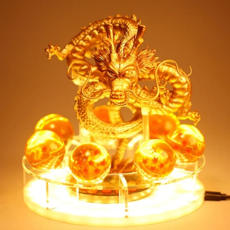 Anime Dragon Ball Z Shenron lampe Super Saiyan Goku figurine Dragon Ball shenlong modèle lumière Bas