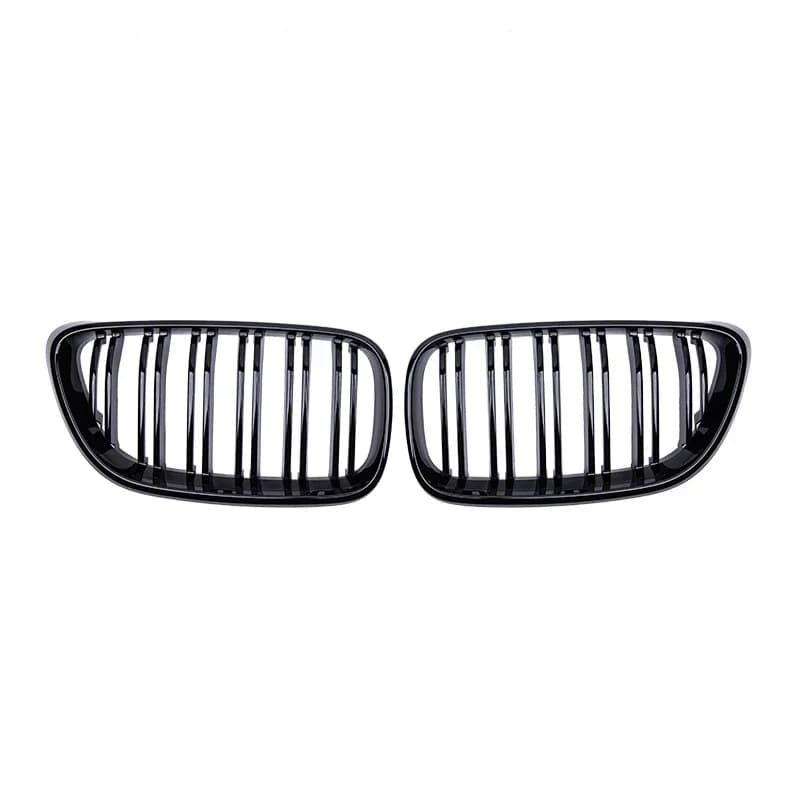 Pulleco-Grilles de pare-chocs avant de voiture pour BMW, grille de course rénale, double lamelle, no