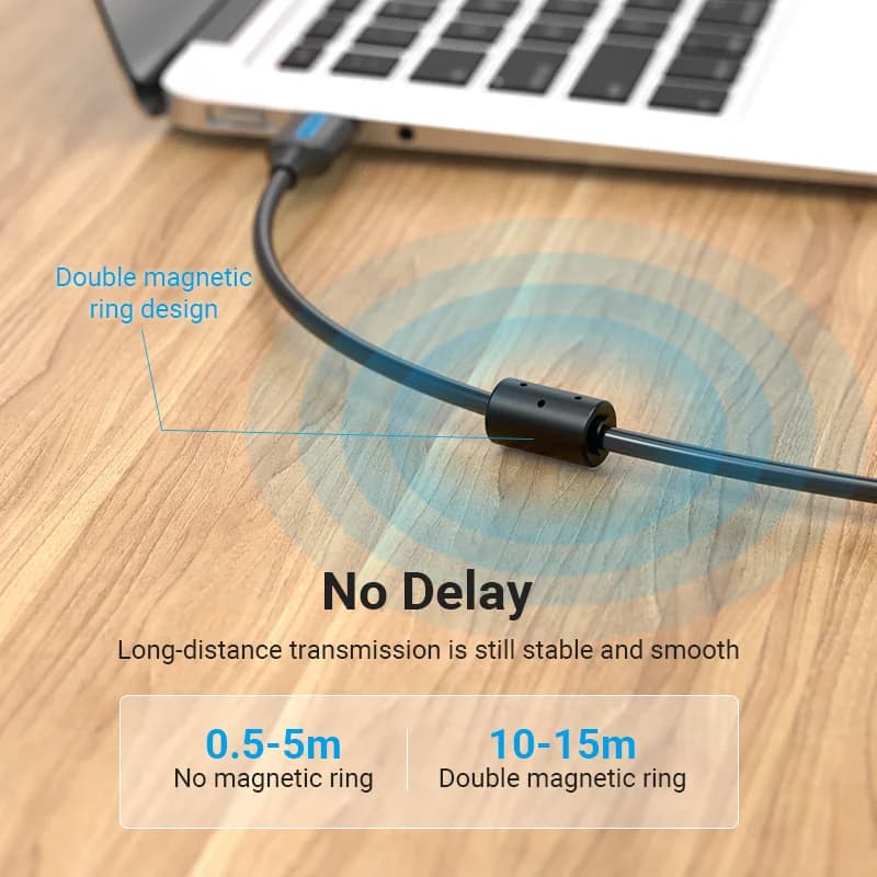 Vention USB câble d'imprimante USB 3.0 2.0 Type A mâle à B mâle câble pour Canon Epson HP ZJiang imp