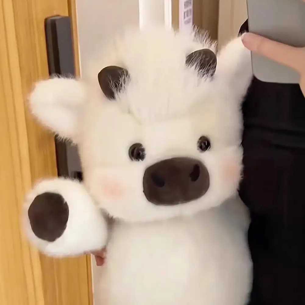 Peluche cochon de veau doux, jouet en peluche animé mignon, oreiller créatif en peluche cochon de co