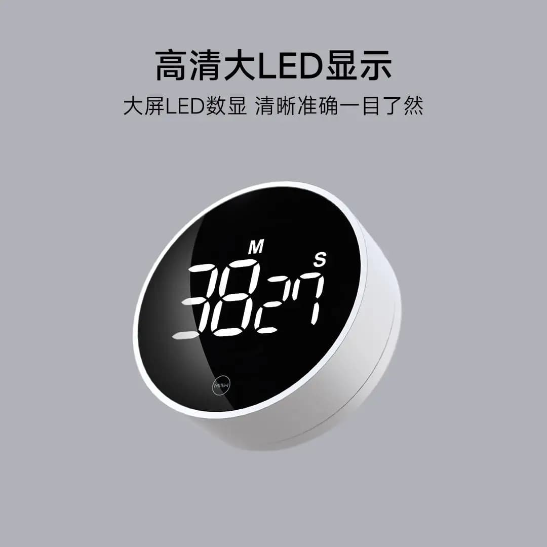 Xiaomi-Minuterie magnétique MIprospects W, compte à rebours, chronomètre, rotation, travail, sport, 