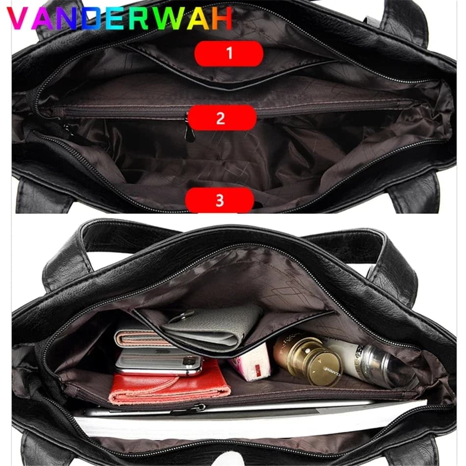 Sacs à main de marque en cuir souple véritable pour femmes, sacoche à poignée supérieure, fourre-tou