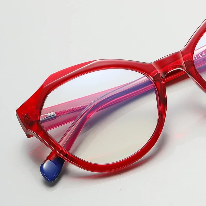 CLLOIO nouvelle mode oeil de chat Anti lumière bleue lunettes de lecture pour femmes personnalisable
