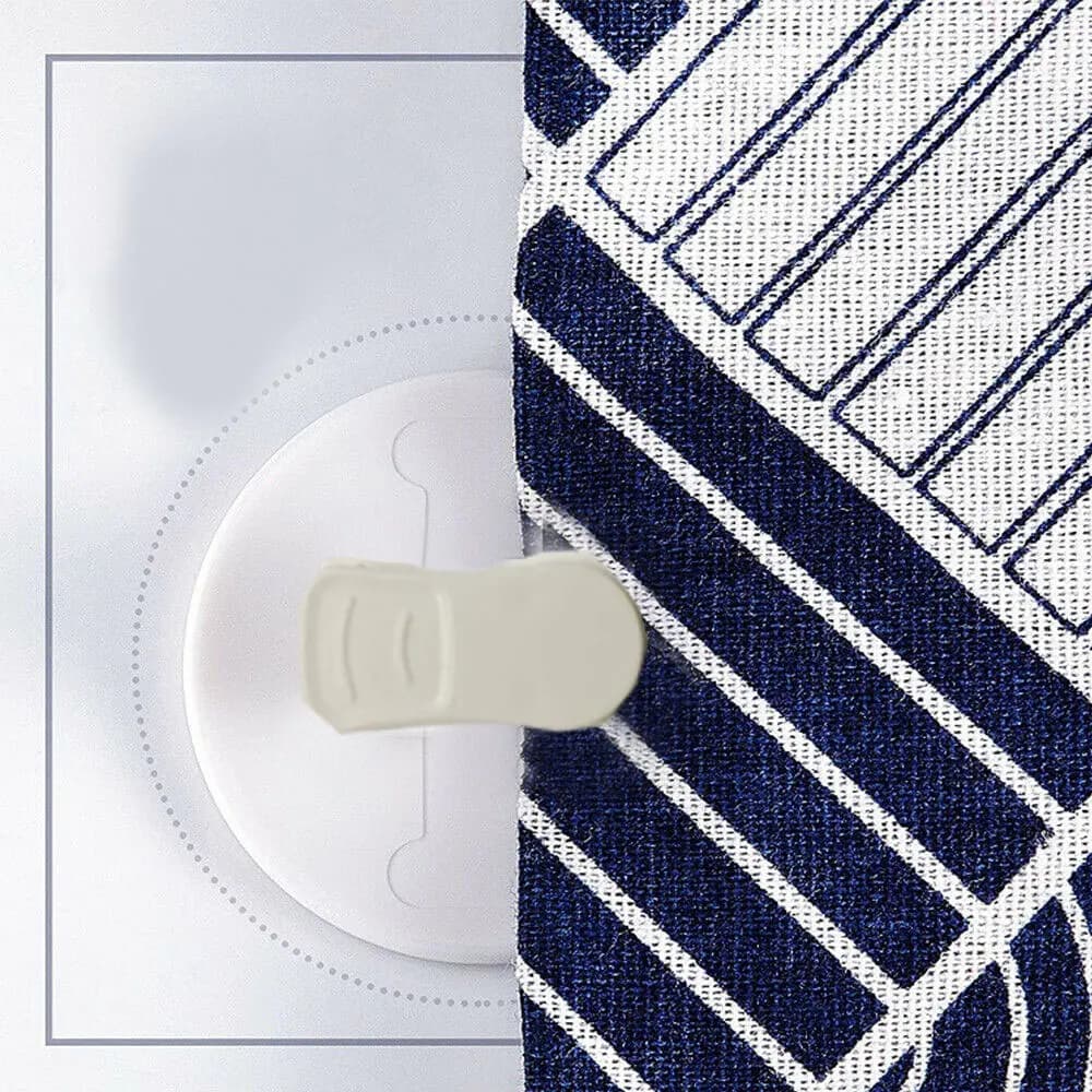 Clips pour rideaux de douche, 4 pièces, coupe-vent, protection contre les éclaboussures, Clips pour 