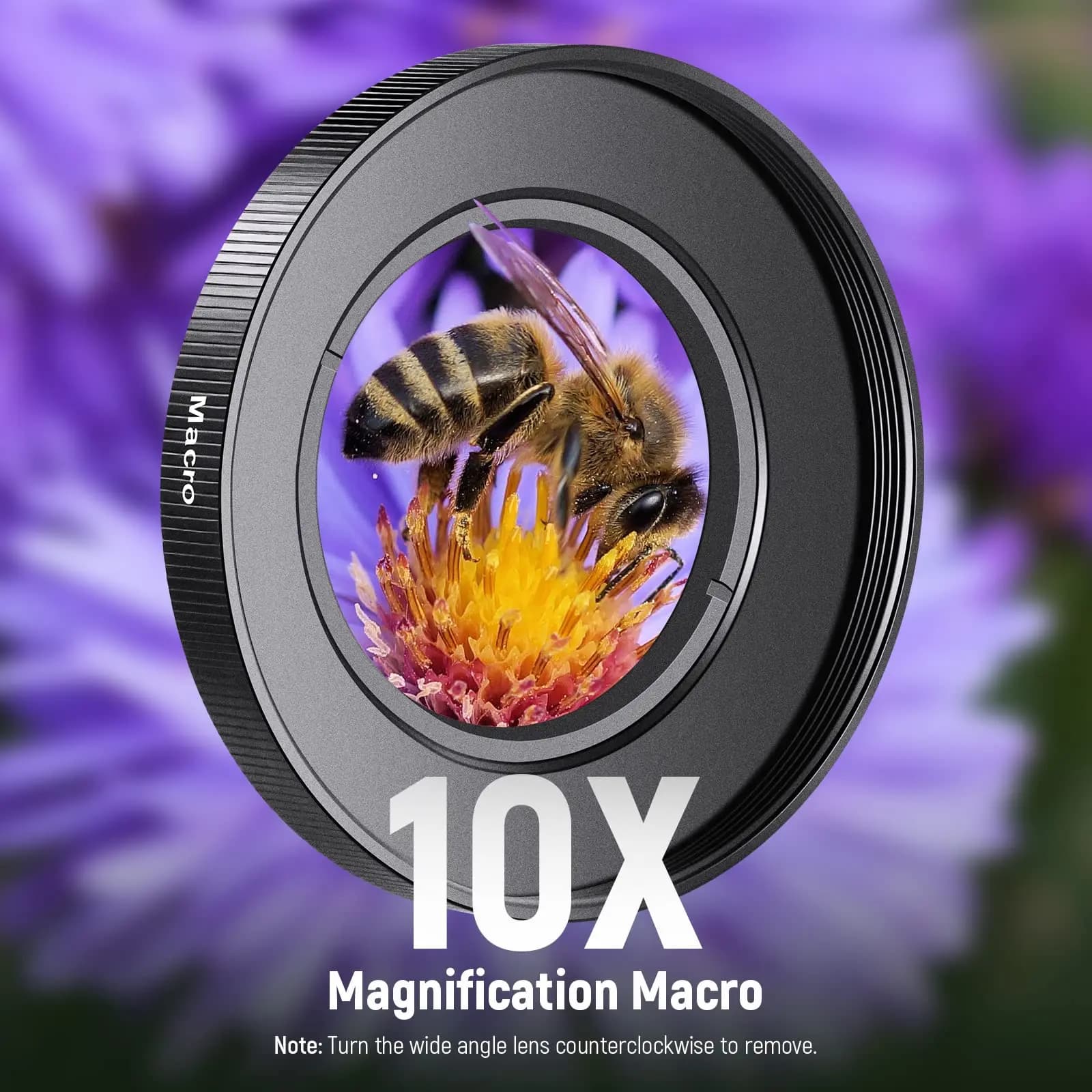NEEWER 40.5mm HD objectif grand Angle pour Sony ZV-1F ZV-E10 A5000 A6000, 2 en 1 18mm grand Angle et