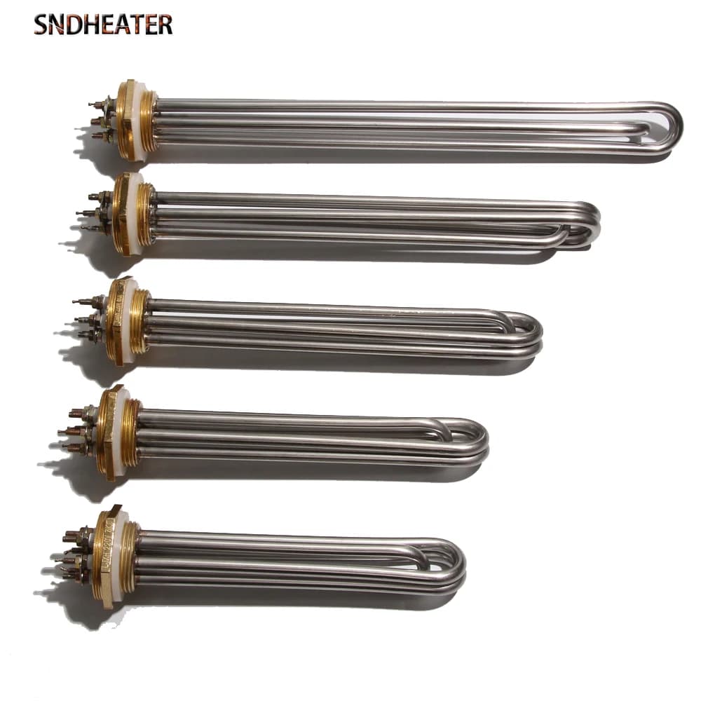 SNDHEATER 110 V/220 V/380 V résistance de chauffe-eau à Immersion industrielle DN32/DN40/DN50 tuyau 