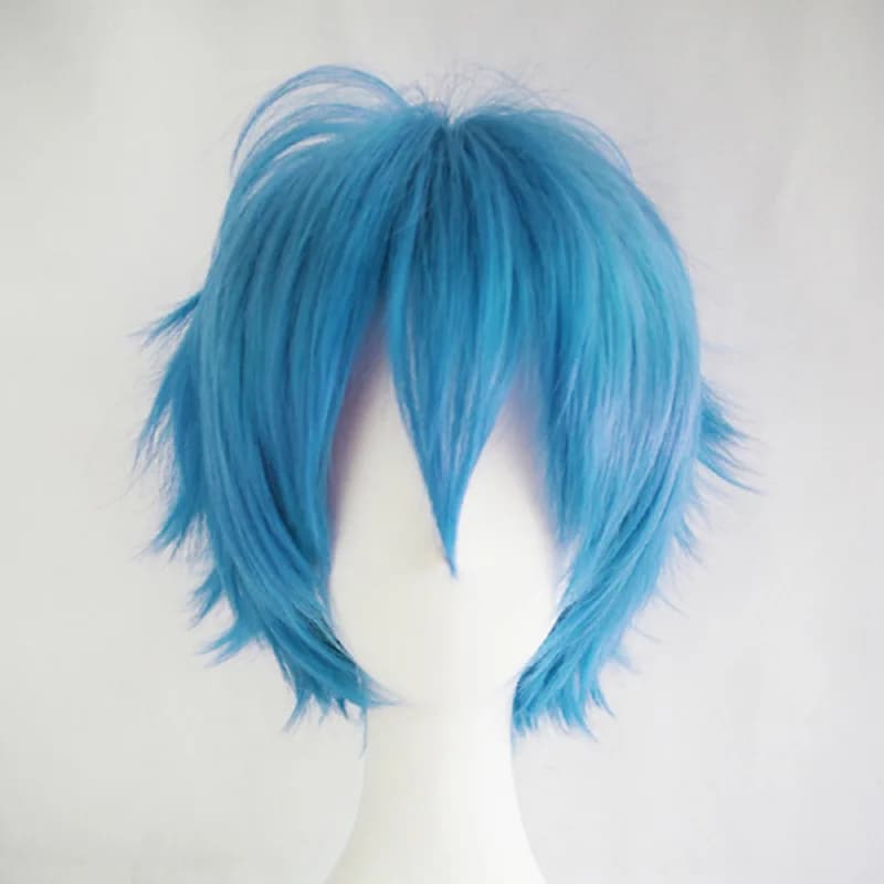 Perruque synthétique colorée polyvalente, perruques de cosplay pour hommes, ensemble de perruques an