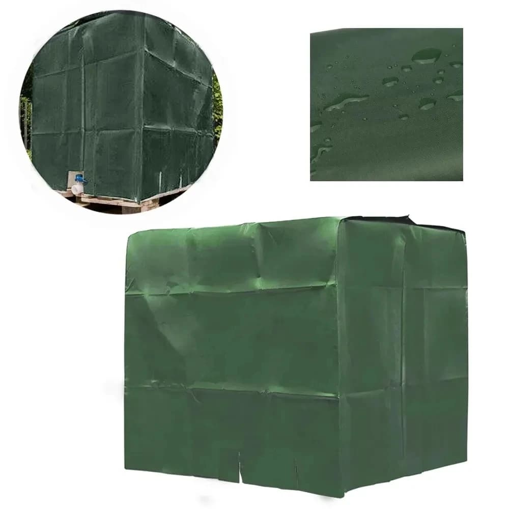 Juste de protection pour conteneur de jardin, fourre-tout IBC, imperméable, anti-poussière, crème so