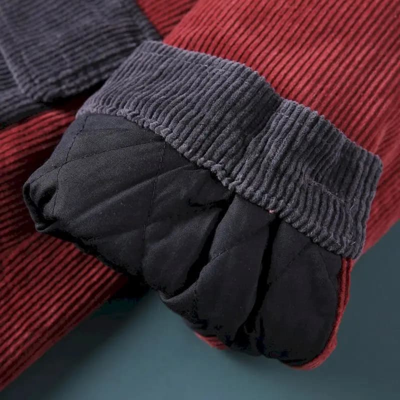 Veste Respirée en Velours Côtelé pour Femme, Manteau à Boutonnage Simple, Mi-long, Épais, Haut de Ga