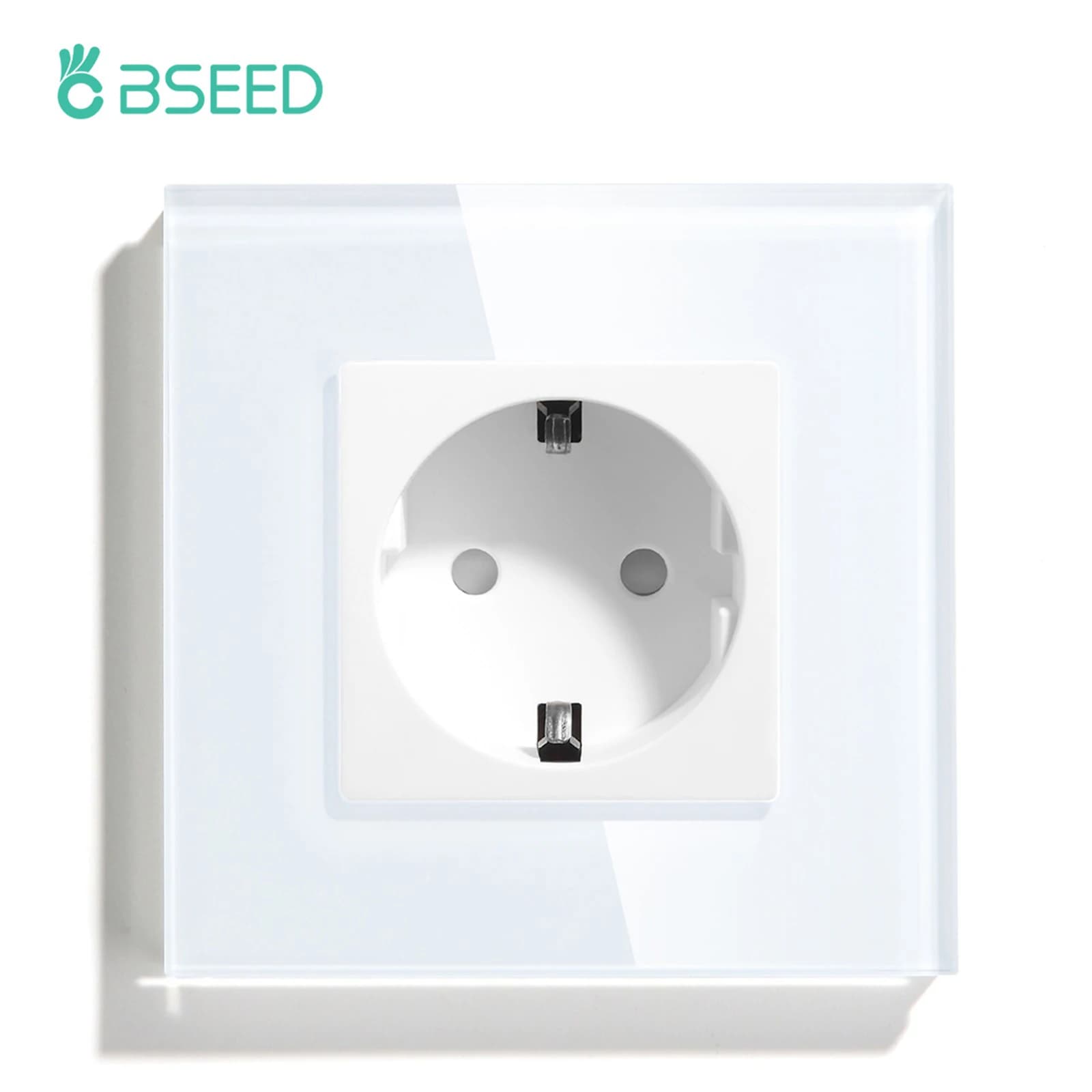 BSEED EU prises murales prises simples prises Double 5V 2.1A prise USB Charge de téléphone panneau d