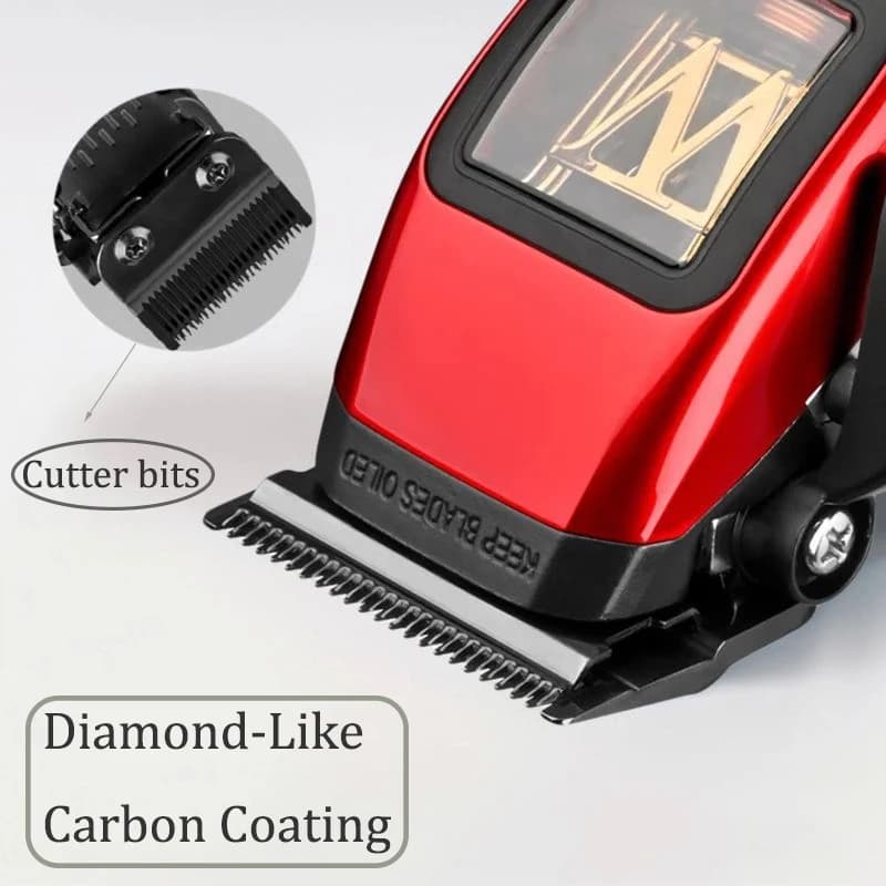 Tondeuse à cheveux professionnelle WMARK NG-X1 pour hommes, moteur magnétique micropuce 10000 tr/min
