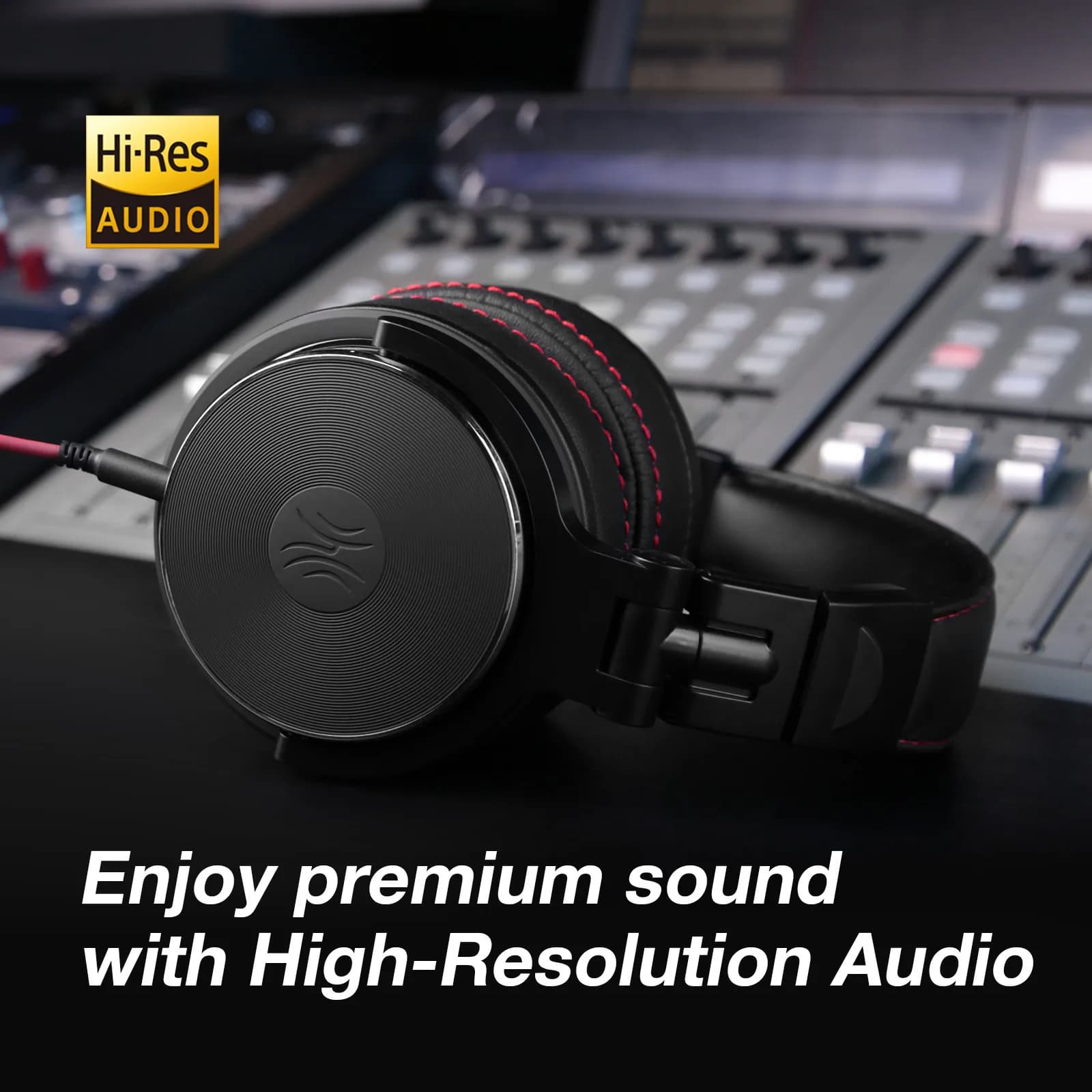 Casque filaire Oneodio Pro-50 avec haut-parleurs Hi-Res de 50 mm pour le monitoring en studio, casqu