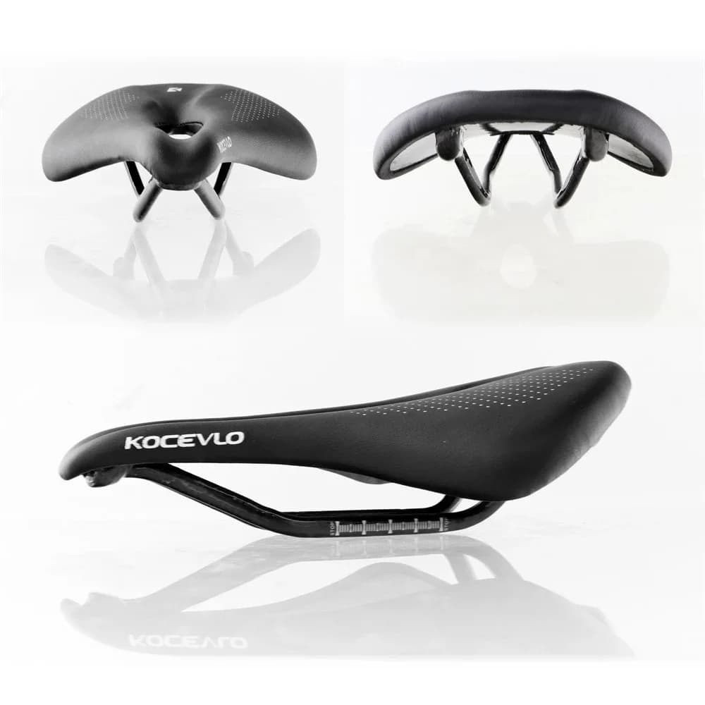 Kocevlo-Coussin de siège de vélo de route en fibre de carbone, sac de siège de vélo de montagne, ult