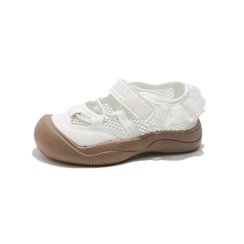Chaussures de princesse pour filles, baskets en dentelle, chaussures Mary Jane à semelle souple pour