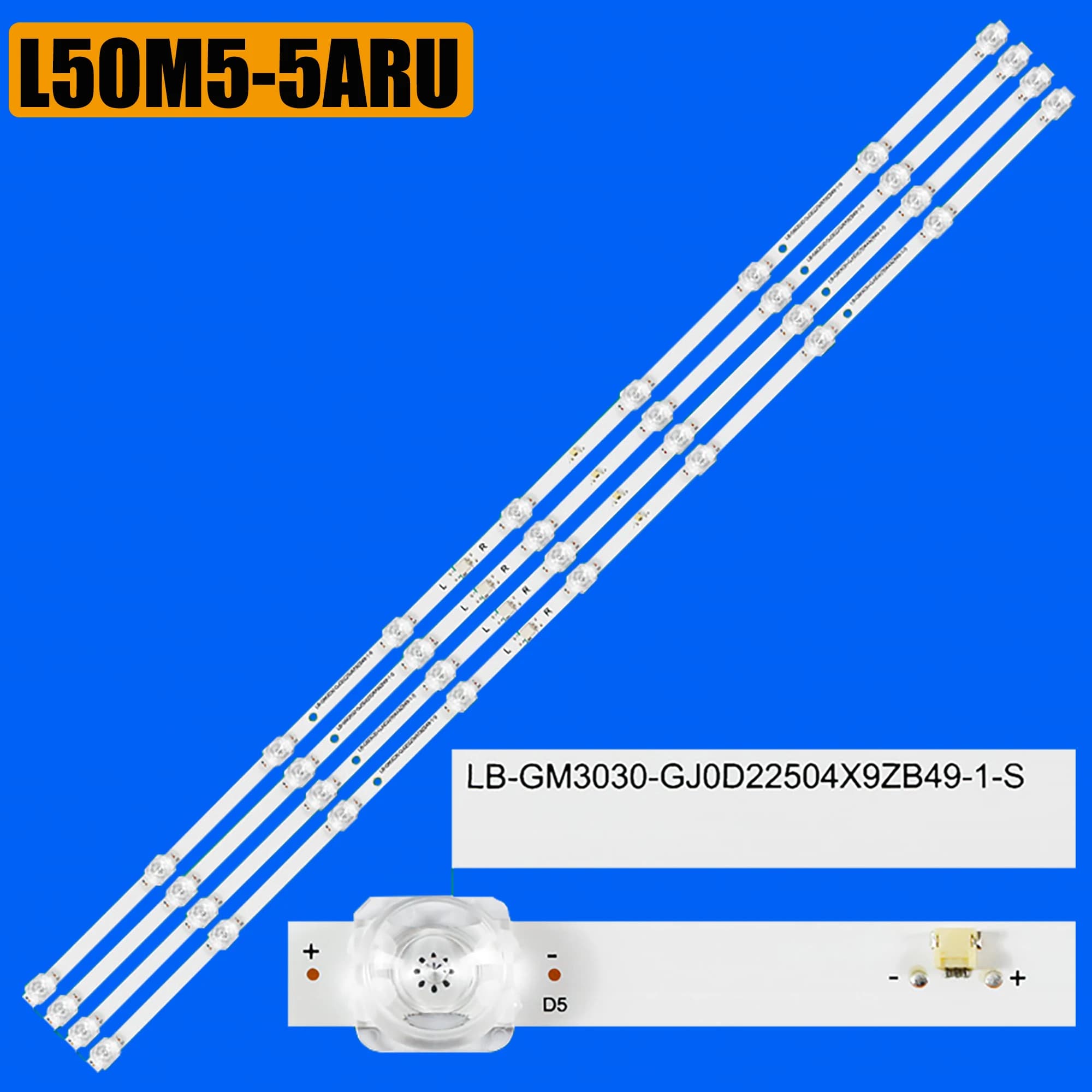 Bandes de rétroéclairage LED 9 LED pour L50M5-5ARU L50M50-5ARU L50M5-AD LB-GM3030-GJ0D22504X9ZB49-1-