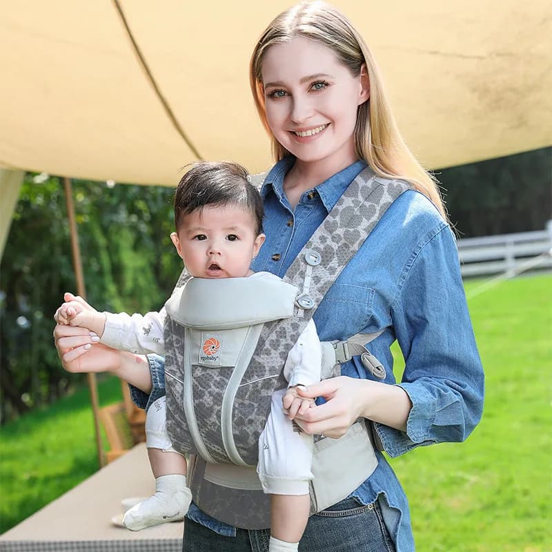 Porte-bébé Egobaby Omni Breeze Toutes les positions de transport Maille respirante avec soutien lomb