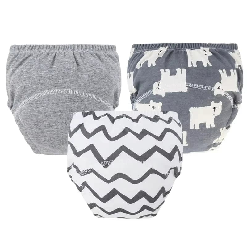 Ensemble de couches et pantalons pour bébé, pantalons d'entraînement imprimés de dessins animés pour