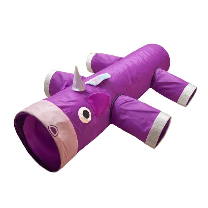 Cadeaux de Noël Jouet tunnel pour chat, grands jouets pliables pour chat et chien, conception de 6 e