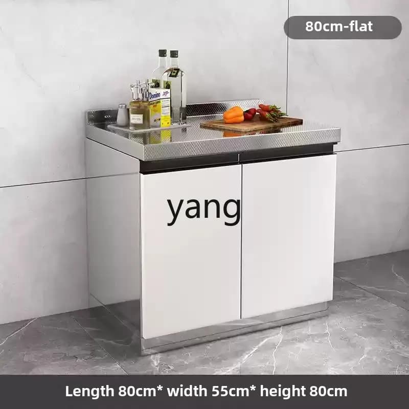 LTT – armoire de cuisine en acier inoxydable, évier, poêle de rangement simple intégré