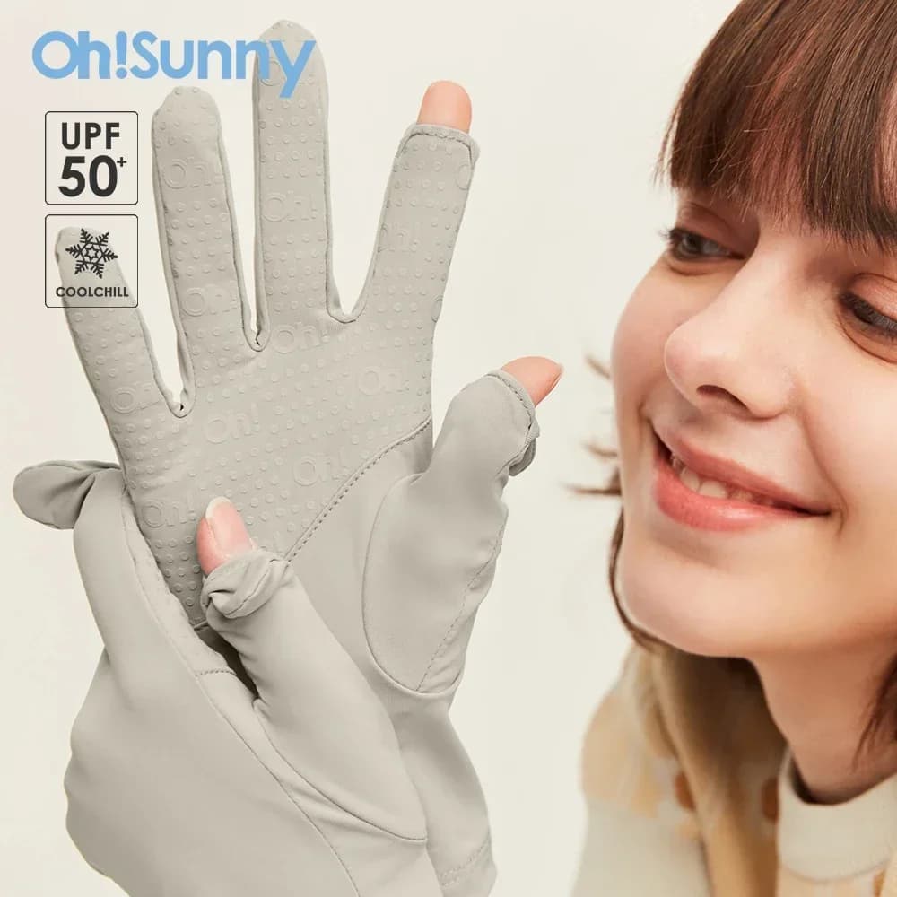 OhSunny-Gants de golf de protection UV pour femme, été, écran tactile, crème solaire CoolChill, mita