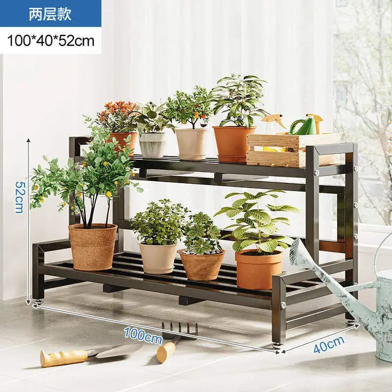 Support de plantes d'angle pour jardin, grand présentoir pour balcon, support de plantes extérieur m