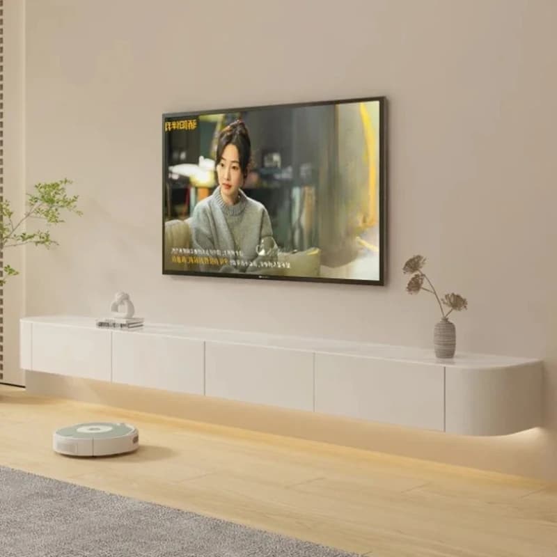 Meuble Tv mural flottant en bois, meuble de salon moderne, Meuble de rangement, Meuble Tv Suspendu M