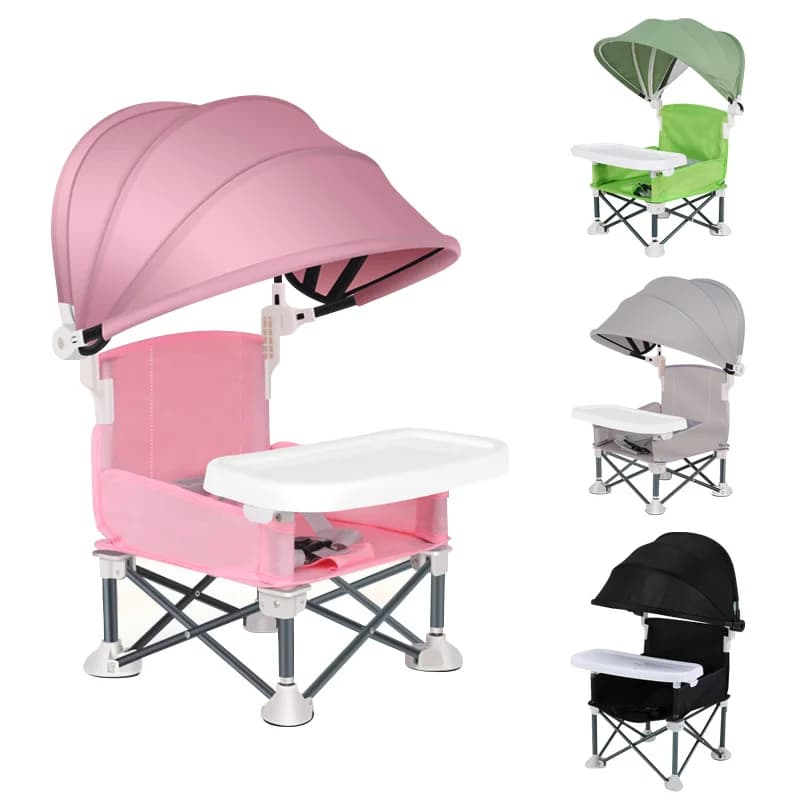 Chaise de salle à manger pliable pour bébé, Table à manger Portable pour enfants, petite chaise d'ex