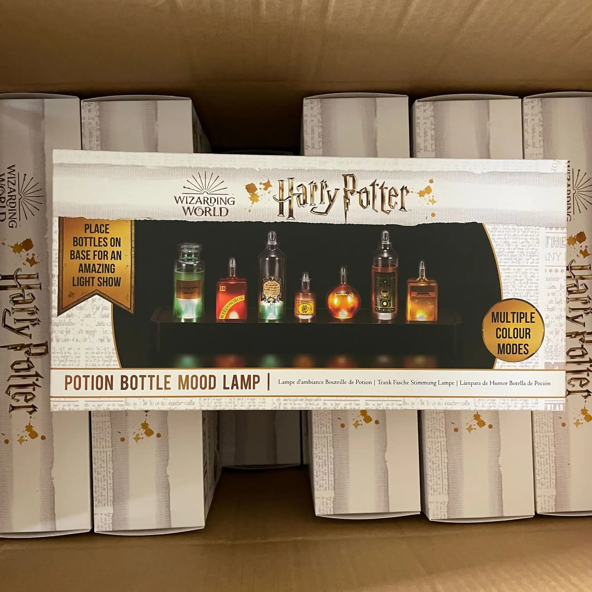Harry Potter – bouteille de Potion du monde magique, lumière décorative, Flash à commande vocale, lu