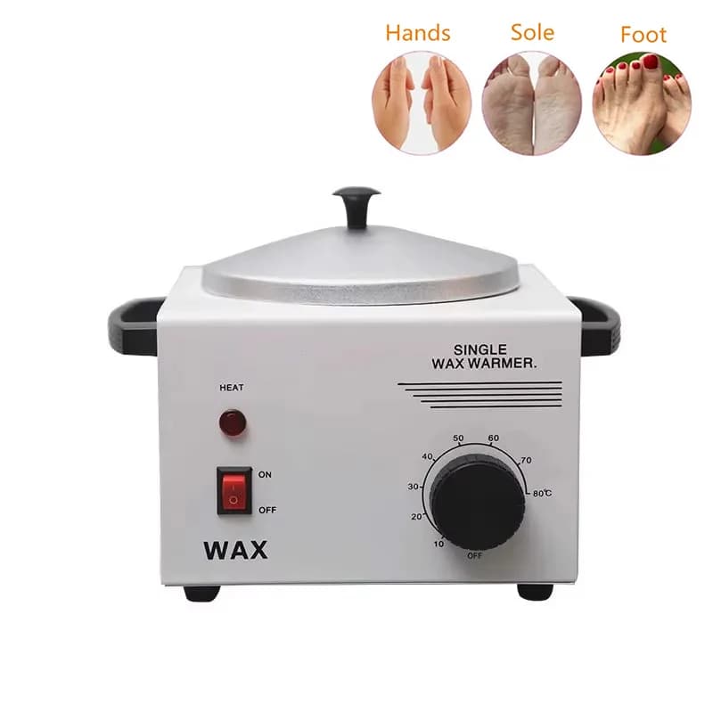 Pot d'épilation électrique pour la peau du visage, chauffage d'avertissement, température réglable, 