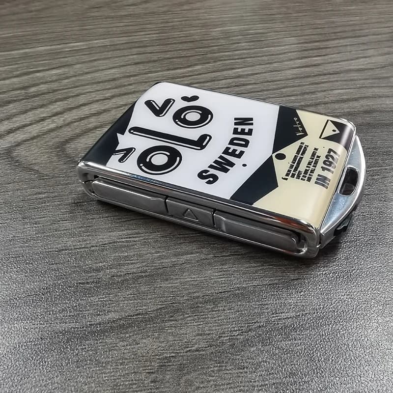 Coque de remplacement pour clé de voiture, pour Volvo Polestar 2 Xc90 V90 S60 2019 V60 2019 Xc40 201