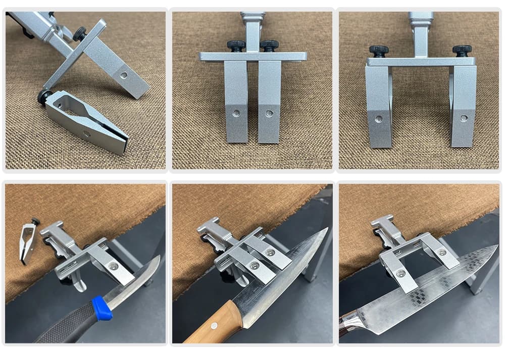 Affûteur de couteaux d'angle avec diamant, pierre à aiguiser, outils de cuisine, affûteurs opaques, 