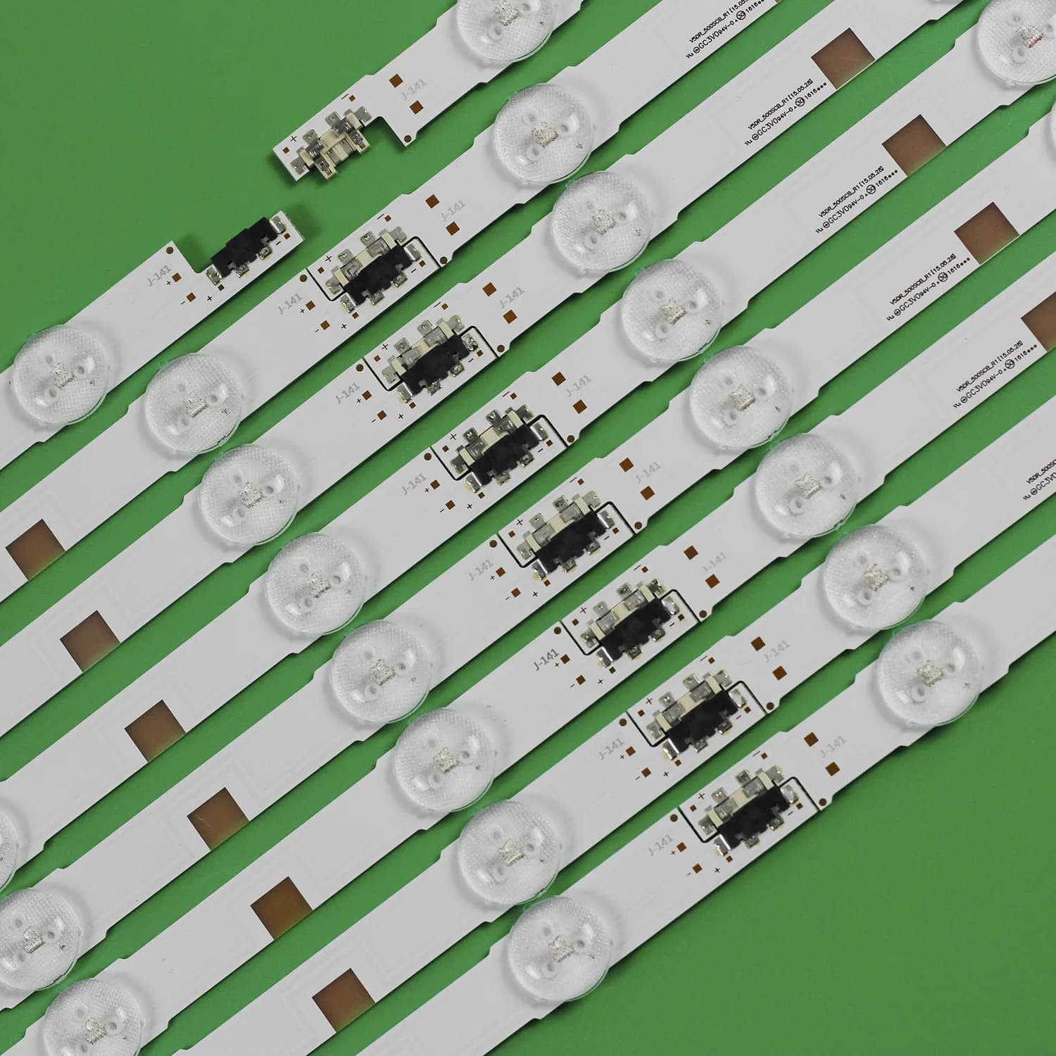 Bande de rétroéclairage LED, 16 pièces, pour Samsung UE50JU6800 UE50JU6850 UE50JU6800K UA50JS7200 UE